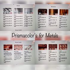 an image of a website page for metals