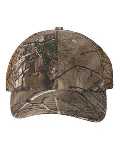 Brushed cotton/polyester blend front panels; Washed mesh back panels; Unstructured, low-profile, six-panel; Pre-curved visor; Hook-and-loop closure Camo Trucker Hat, Pet Hammock, Camo Hat, Outdoor Cap, Camo Hats, Mesh Hat, Camouflage Patterns, Mesh Cap, Brushed Cotton