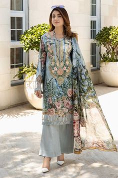 Adan Libas Refreshing Tints Summers Dream 2022 Pakistani Lawn Suits, Unstitched Dress Material, Kurta Designs Women, Chiffon Dupatta, Pakistani Dress Design, Pakistani Designers, Suit Fabric, Summer Dream, Kurta Designs