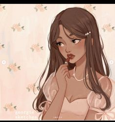 Comfort Zone Drawing, Pretty Drawings, Digital Art Anime, Cartoon Profile Pics, Cute Art Styles, Digital Art Girl, Sketchbook Art Inspiration, Girly Art, الرسومات اللطيفة