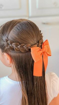 First Day Of School Hairstyles, Girls Hairstyles Easy, School Hairstyles