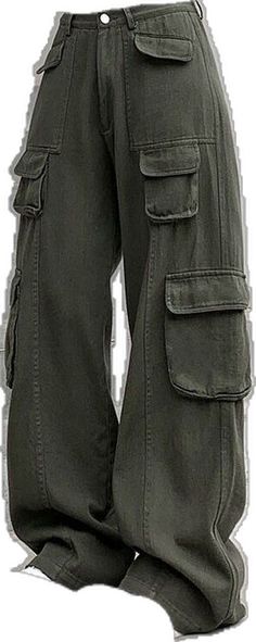 Vintage Cargo Pants, Grunge Pants, Army Cargo Pants, Hip Hop Vintage, Wide Leg Cargo Pants, Body Outfit, Wide Pants, Height And Weight, Pants Trousers