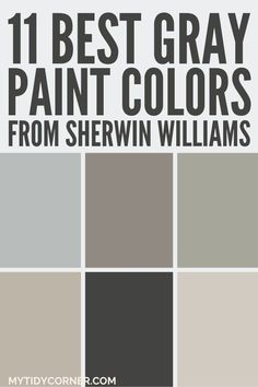 the best gray paint colors from sherylin williams's book, 11 best gray paint colors from sherylin williams's