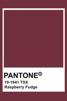 the pantone color is shown in red and white, with an empty square at the bottom