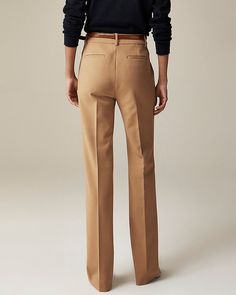 J.Crew: Natalia Pant In Four-season Stretch For Women Relaxed Fit Full-length Elastane Pants, Relaxed Fit Elastane Wide Leg Pants For Work, Relaxed Fit Elastane Trousers, Relaxed Fit Straight Elastane Pants, Versatile Full-length Bottoms With Welt Pockets, Versatile Full Length Bottoms With Welt Pockets, Elegant Full-length Chinos For Spring, Elegant Full Length Chinos For Spring, Spring Elegant Full-length Chinos