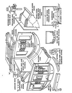 an old drawing of the parts for a car