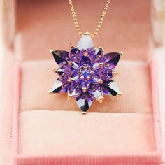 Amethyst Lotus Pendant, Spiritual Unique Amethyst Flower Jewelry, Lotus Floral Necklace Jewelry Gift for Wife, Unique Engagement Necklace - Etsy Floral Necklace Jewelry, Engagement Necklace, Amethyst Flower, Engagement Necklaces, Lotus Pendant, Floral Necklace, Flower Jewelry, Unique Engagement, Gift For Wife