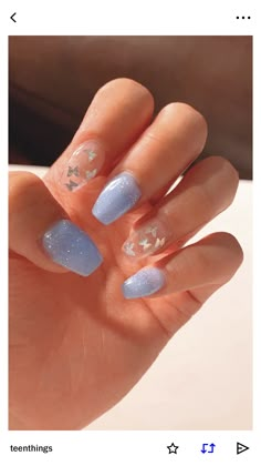 Cute Summer Nails For Teens, Nails For Confirmation, Summer Nails For Teens, Valentines Nails Acrylic Short, Aesthetic Nails Short, Nail Shape And Length, Valentines Nails Acrylic, Preppy Nails, Garden Nails