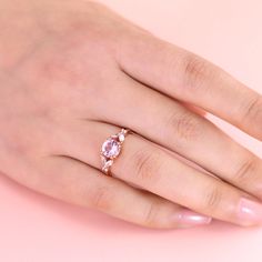 Indulge in the ethereal beauty of the morganite ring, a stunning masterpiece that captures hearts and captivates souls. Crafted with a captivating round-cut morganite as its centerpiece, this ring exudes timeless beauty. The delicate blush hue of the morganite is complemented by the dazzling brilliance of the marquise-cut white stones that gracefully adorn its sides. Embrace the allure of this enchanting piece, where the soft pink hues of the morganite symbolize love and compassion, while the sp Divine Love, White Stones, Morganite Ring, Ethereal Beauty, Marquise Cut, White Stone, Morganite, Quality Jewelry, Nature Inspired