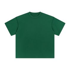 A-138-DARK GREEN Dark Green Tshirts, Green Oversized Short Sleeve Tops, Oversized Green Short Sleeve Top, Relaxed Fit Plain Green T-shirt, Basic Green Short Sleeve Top, Basic Green Shirt With Relaxed Fit, Green Relaxed Fit Basic Shirt, Green Short Sleeve Streetwear Tops, Green Short Sleeve Tops For Streetwear