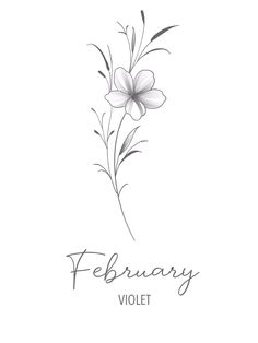 February violet birth month flower tattoo art.  #art #aesthetic #birthmonthflower #birthmonthflowertattoo #birthday #linework #lineart #linetattoo #fineline #finelinetattoo #drawing #sketch #wallartdecor #wallartprints #february #violet #minimalist #custom #tattoo #flowers #floral #bouquet #birthdayflower #flowerdrawing #drawing #clipart #tattoodesign #stencil #tattooidea #coloring #tattoosketch #tattooart #flowertattoo Violet And Sweet Pea Tattoo, Flower For February Birth Month, February And October Flower Tattoo, Fine Line February Flower Tattoo, Violet Back Tattoo, February Month Flower, Tattoo February Birth Month, February Birth Month Flower Tattoo, Fineline Violet Tattoo