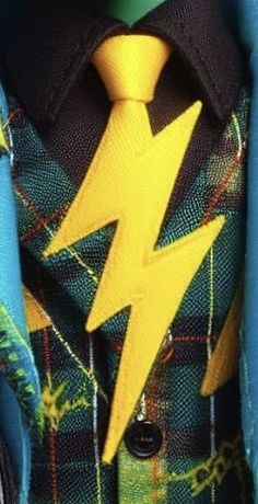 Lightning Outfit, Funky Ties, Silly Clothes, Funny And Relatable, Relatable Posts, Personal Safety, Lightning Bolt, Hotel Room