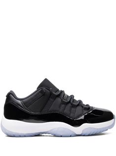 Shop Jordan Air Jordan 11 Low "Space Jam" sneakers Black 11s, Jordan Air 11, Space Jam 11, Jordan Lows, Jordan 11s, Air Jordan 11 Low, Jordan 11 Low, Black Jordans, Nike Air Jordan 11