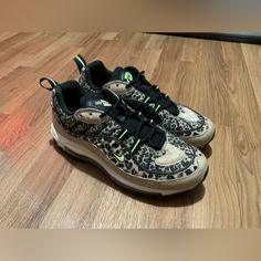 Nike Air Max 98 “Animal Pack” Wmns Size 9.5 (Men’s Size 8) Only Worn 3x No Box *Rare Find* Nike Air Max 98, Shoes Nike Air, Air Max 98, Shoes Nike, Black Tan, Black And Tan, Womens Shoes Sneakers, Air Max, Nike Air Max