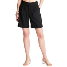 Nwt Relaxed Trouser Shorts By Future Collective W/ Alani Noelle, Size 8 Style & Fit: Made From Soft, Lightweight Fabric With Stretch Mid-Rise Waist W/ Fly Zipper 2 Side Pockets Inseam Length: 9” Garment Length: Hits Above The Knee Versatile Black Short Bottoms, Casual High-waisted Bermuda Shorts For Work, Chic Black Bermuda Shorts With Pockets, Chic Bermuda Shorts With Relaxed Fit, Trendy Bermuda Shorts For Spring Workwear, Trendy Spring Bermuda Shorts For Workwear, Trendy Spring Workwear Bermuda Shorts, Chic Short Leg Pants, Chic Bermuda Shorts With Relaxed Fit And Short Inseam