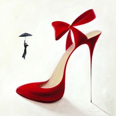 Highheels - Obsession by Inna Panasenko-VARPDXIG1944 Image 1 Hak Tinggi, Shoes Illustration, High Heels Boots, Heels Red, Red High Heels, Hot Heels, Red High, Red Heels, Shoe Art