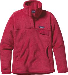 The ideal mid-layer on bitter cold days, the Patagonia® Re-Tool Snap-T® is a cozy, quick-drying fleece pullover. With Polartec® Thermal Pro® technology, this insulating fleece will keep you dry and comfortable during days on the slopes, in the lodge or around town. Kangaroo handwarmer pockets give you a spot to warm up your fingers or stash your keys. The Patagonia® Re-Tool Snap-T® is a great addition to your wardrobe. Fit: Slim fit fleece pullover Technology: Polartec® Thermal Pro® fabric to en Rain Gear, Sydney Evan, Patagonia Womens, Kendra Scott, Clothing Women, Puma Jacket, Elegant Dresses, Patagonia, Hollister