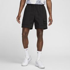 Built to last, our Nike Life collection outfits you for everything you do outside of sport. It’s your uniform for the daily grind. Each piece blends tough materials with movement-ready designs for durability and comfort through your hustle. Deep pockets, stonewashed twill and a roomy fit put these shorts at the top of your stack when it's time to get out and get things done. Sporty Streetwear Shorts With Functional Pockets, Functional Cargo Shorts With Side Pockets For Sports, Outdoor Relaxed Fit Cargo Pants With Built-in Shorts, Nike Sporty Cargo Pocket Shorts, Nike Sporty Shorts With Cargo Pockets, Sporty Cargo Shorts With Multiple Pockets For Streetwear, Utility Sports Shorts With Cargo Pockets, Utility Sports Bottoms With Built-in Shorts, Utility Sports Shorts With Side Pockets