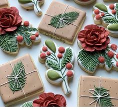 Winter Cookie, Brown Paper Packages, Cookies Christmas