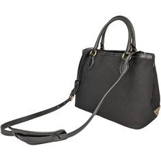 Indulge in luxury with this elegant Prada cross-body bag. Made from nylon and soft calf leather trims with the iconic Prada logo jacquard front and center, this bag emanates elegance and refinement. Its structured silhouette and compact size make it ideal for daily use, and the adjustable strap guarantees a comfortable fit. With its timeless design and meticulous craftsmanship, this Prada bag is an essential accessory for the fashion-forward individual. Embrace style and elevate your outfit with Elegant Leather Trim Evening Satchel, Black Evening Bags With Leather Trim, Elegant Black Satchel With Leather Trim, Formal Black Shoulder Bag With Leather Trim, Elegant Black Shoulder Bag With Leather Trim, Prada Bag Black, Black Prada Crossbody Bag, Prada Black Shoulder Bag, Prada Nylon Tote Bag