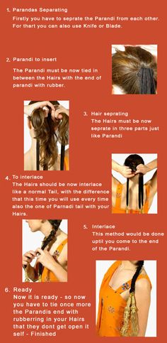 How To Tie Paranda/Parandi : Tutorial Parandi Braid, Parandi Hairstyles Punjabi, Parandi Hairstyle, Paranda Hairstyle Punjabi, Paranda Hairstyle, Shaadi Hairstyles, Punjabi Paranda, Braid Hair Accessories, Hair Plaits