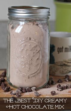 the best diy creamy hot chocolate mix