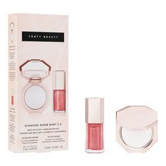 Fenty Beauty Diamond, Fenty Rihanna, Mini Lip Gloss, Rihanna Diamonds, Charlotte Tilbury Pillow Talk, Healthy Hair Routine, Highlighter Set, Lip Set