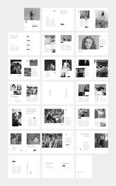 an image of many different pages in black and white