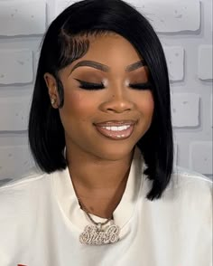 Black Girls Makeup, 20th Birthday Photoshoot, Eyeliner Wing, Makeup Baddie, Wig Ponytail, Wing Liner, K Makeup, Hot Hairstyles