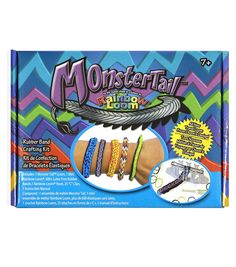 an advertisement for monsterfair featuring bracelets