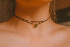 Hippie Necklace Olive Green Teardrop Necklace Boho Choker - Etsy Cord Choker, Dainty Necklaces, Estilo Hippie, Anchorage Alaska, Boho Choker, Hippie Necklace, Dope Jewelry, Lip Piercing, Funky Jewelry