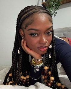 Braid Hairstyles For Black Women, Chic Ponytail, Natural Braids, Cute Box Braids Hairstyles, Quick Braided Hairstyles, Pelo Afro, Protective Hairstyles Braids, Hairdos For Curly Hair