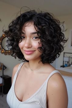 hair hairstyles,hair styles for long hair,hair cut,hair beauty,hair styles for medium hair,hair and skin and nails,hair hairstyling,hair length,hair straightener,hair drawing,hair cuts,hair colors #HairstyleTrends #HairTransformation #CurlyHairRoutine #BraidedHairstyles #HairColorInspiration #HairCareTips #ShortHairStyles #BalayageHair #WeddingHairstyles #HairAccessories #NaturalHair #HealthyHair #LongHairDontCare #MensHair #HairGoals #EasyHairstyles #HairGrowth #UpdoHairstyles #BlondeHair #HairProducts Short Hair Curly Haircuts, Diamond Shape Curly Haircut, Short Bob Curly Haircuts, Curly 3a Haircut, Short Curly Haircuts Middle Part, Curly Hair Cuts For Oval Face Shape, 2c Curly Hair Haircuts Short, Spiral Curls Short Hair, Short Curly Haircuts Round Face