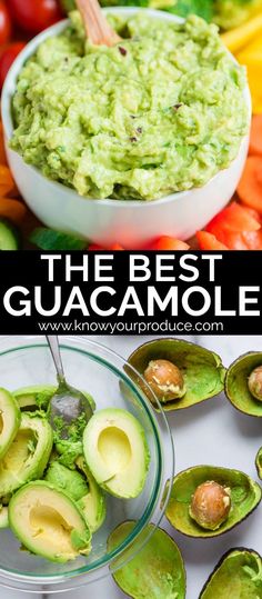 the best guacamole recipe is made with avocado and fresh fruit