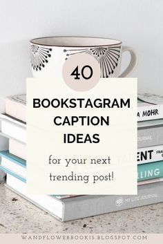 Bookstagram Caption Ideas Reading Books Captions Instagram, Caption Inspiration, Aesthetic Bookstagram, Bookstagram Aesthetic, Instagram Business Marketing, Author Marketing, Pinterest Tutorials