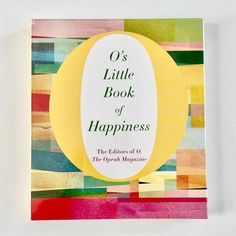 a book with the title o's little book of happiness