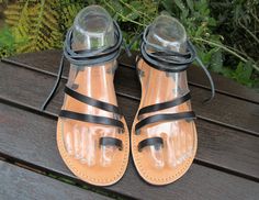 Women's comfortable and high quality sandals made from genuine cowhide leather, Available in tan and black. Strong and durable lace up sandals also featuring leather laces, stitched soft padded leather insoles and slip resistant rubber soles. Please check below for correct size. EU=35 (23 cm)UK=2US=4 EU=36 (24 cm)UK=3US=5 EU=37 (24.5cm)....UK=4US=6 EU=38 (25.5cm)....UK=5US=7 EU=39 (26cm)UK=6US=8 EU=40 (26.5cm)....UK=7US=9 EU=41 (27cm)UK=8US=10 EU=42 (28.5cm)UK=9US=11 Orders are shipped by regist Hermes Style, Tie Up Sandals, Handmade Sandals, Beautiful Sandals, Lace Up Sandals, Slingback Sandal, Gladiator Sandals, Leather And Lace, Cowhide Leather