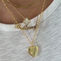 Custom/Personalized Heart Locket Necklace– EVRYJEWELS Evry Jewels Necklaces Silver, Name Necklace Stack, Evry Jewels, It Was Written, Jewelry Wishlist, Luxe Jewelry, Heart Locket Necklace, Important Information, Jewelry Lookbook