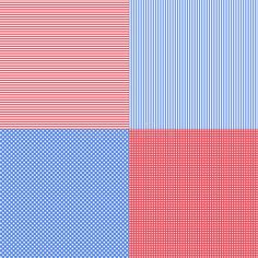 Blue and red simple stripes abstract seamless vector pattern, ge royalty free illustration Paper Blue, Vector Pattern