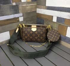 Louis Vuitton Purses, Lv Multi Pochette, Pochette Accessories, Louis Vuitton Multi Pochette, Accessories Bag, Accessories Bags, Branded Handbags