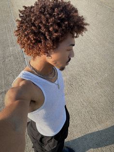 Black Men Hair Color Ideas, Black Men Dyed Hair, Brown Afro Hair, Black Men Hair Colour, Brown Dyed Hair, Afro Hair Dye, Afro Hair Color, Brown Hair Dark Skin