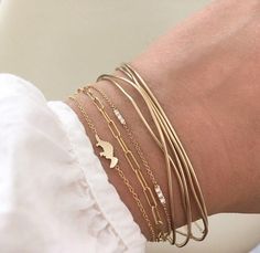 New Small and Large Link bracelet-Website Only | Hortense Jewelry: Paris Savoir-Faire x LA Glamour Trending Bracelets, Diamond Necklace Designs, Rose Gold Bangle, Gold Link Chain, Link Chain Bracelet, Handcrafted Bracelets, Stylish Bracelet, Summer Bracelets, White Gold Bracelet