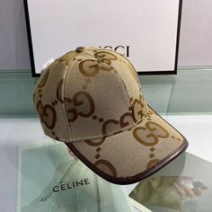 Size: Standard Size It comes with Dust box, Care manual, Tag, and Paper bag. Luxury Adjustable Gucci Hat, Luxury Gucci Hat, Luxury Gucci Brimmed Hat, Luxury Brown Gucci Hat, Luxury Gucci Cap, Gucci Hat, Stylish Mens Outfits, Top Collection, Brown Skin