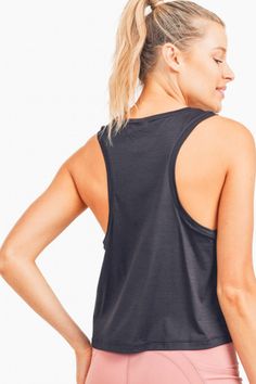 With its cropped length, racerback design, and flowy, A-line silhouette, this piece is the perfect athleisure top to layer over your favorite Mono B unitard or active separates.92% nylon, 8% spandex.Moisture-wicking.Four-way stretch. Post Yoga, Cropped White Tee, Athleisure Tops, Clothing Retail, Comfy Dresses, Cropped Tee, Crop Tee, Cropped Tank Top, Crop Tank