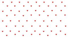 a white background with red hearts in the shape of heart shapes on it's side