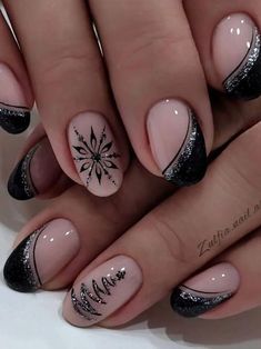 Short Christmas Nail Ideas, Nail Ideas For 2023, Christmas Nail Ideas, Blue Nail Designs, Snowflake Nails