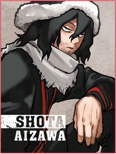 (CREDITS:Kohei Horikoshi)#myheroacademia #bokunoheroacademia #mha #bnha #koheihorikoshi #shotaaizawa #eraserhead Poster Drawing, Art Stickers