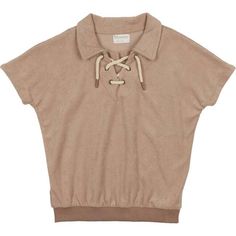 Beach Terry Unisex Short Sleeve Shirt. | Maniere | Beach Terry Unisex Short Sleeve Shirt, Sand (Beige, Size 5Y) | Maisonette collects the best children’s products from around the world (unlike Zulily, Etsy, The Tot, Farfetch Kids, Childrensalon, Crate and Kids, Kohls, Wayfair, Buy Buy Baby, Nordstroms, Mini Boden, J.Crew Factory, or PotteryBarn Kids), creating a curated shopping experience for you. Think of us as your shortcut to fashion for litte ones! Beige Collared Tops For Vacation, Collared Beige Tops For Vacation, Brown Collared Beach Top, Brown Collared Top For Beach, Collared Brown Top For Beach, Brown Collared Tops For Vacation, Collared Brown Tops For Vacation, Beige Summer Tops For Loungewear, Beige Collared Top For Loungewear