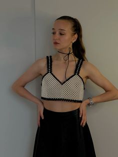 #croptop #croptopoutfits #redaesthetic #outfitstyle #outfitgoals #outfitideasforwomen #outfitoftheday #pearljewellery #beads #beadwork #beading #bra #top #bratop #topbra #redtights #chic #elegant Outfit Croptop