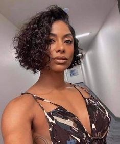 Curly Wig For Black Women, Curly Short Bob, Massy Arias, Short Curly Bob Hairstyles, Natural Curly Hair Cuts, Bob Haircut Curly, Crush It, Curly Short, Big Curly Hair